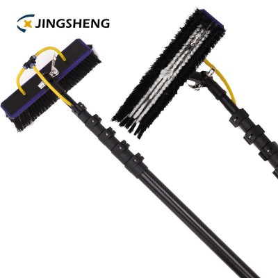 Brand new carbon fiber water fed glass telescopic window cleaning extension pole wholesale ISO 9001